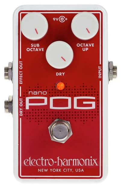 ELECTRO HARMONIX POG PEDAL OCTAVADOR