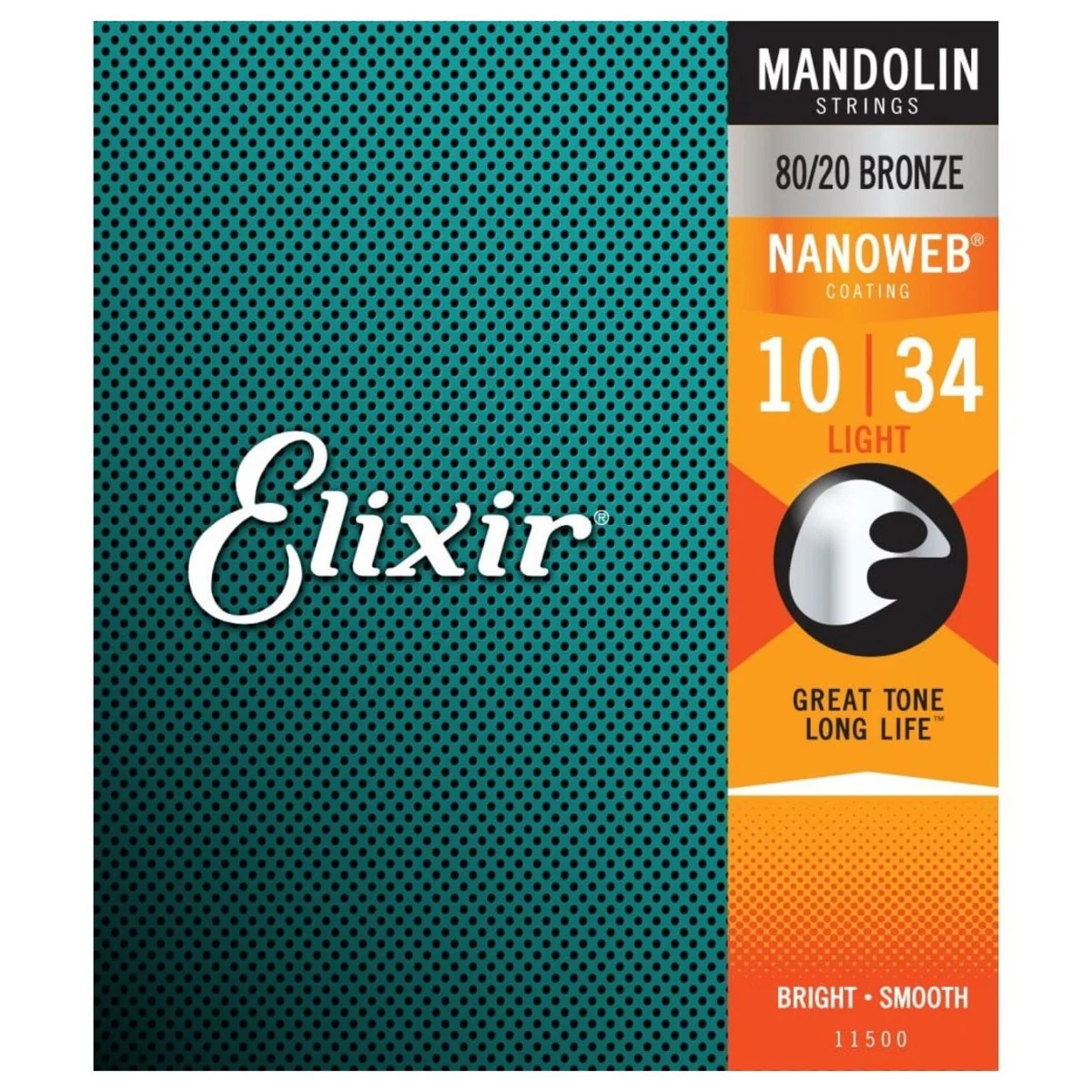 ELIXIR 11500 NANOWEB LIGHT JUEGO CUERDAS MANDOLINA 010 034