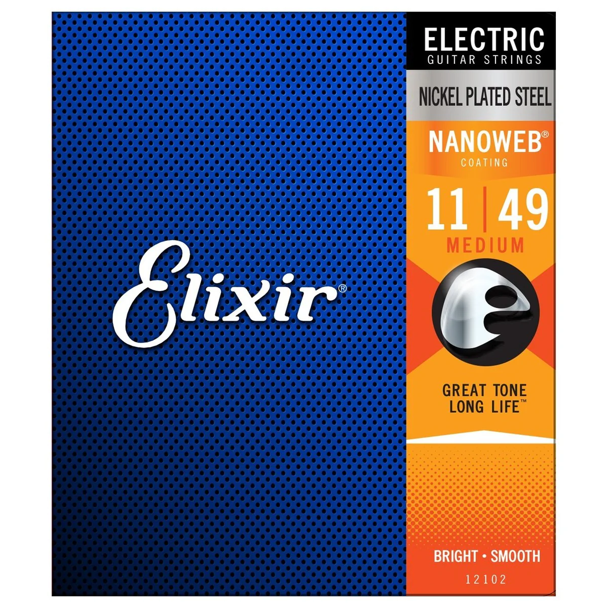 ELIXIR 12102 NANOWEB MEDIUM JUEGO CUERDAS GUITARRA ELECTRICA 011-049