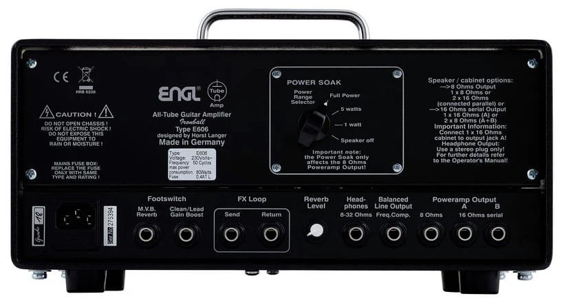 ENGL E606 IRONBALL AMPLIFICADOR CABEZAL GUITARRA - Image 4