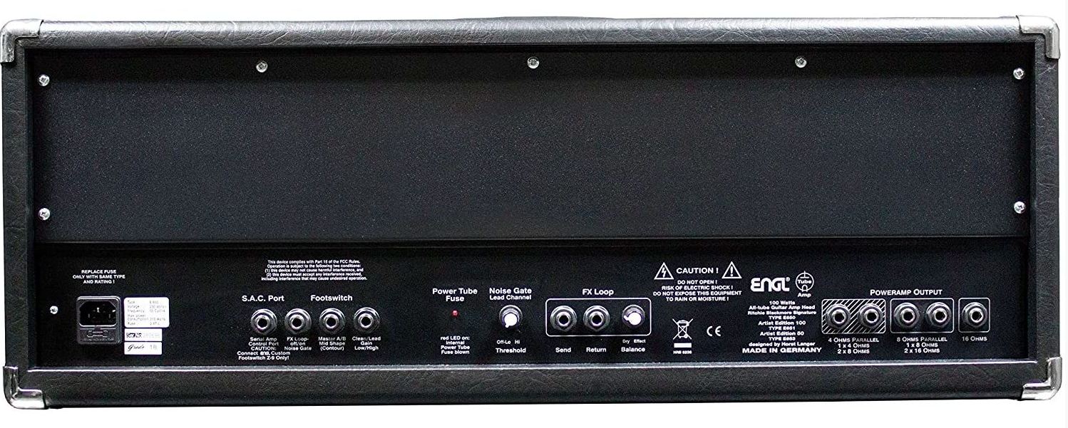 ENGL E650 2 RITCHIE BLACKMORE SIGNATURE AMPLIFICADOR CABEZAL GUITARRA - Image 3
