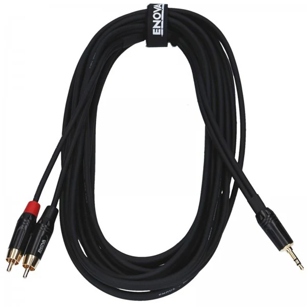 ENOVA EC-A3-PSMCLM-1 CABLE MINIJACK ESTEREO A 2 X RCA 1 METRO
