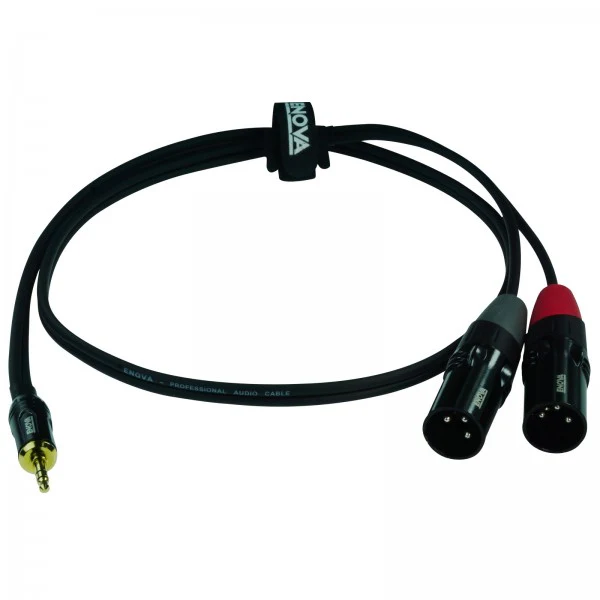 ENOVA EC-A3-PSMXLM-1 CABLE MINIJACK ESTEREO A 2 X XLR MACHO 1 METRO - Image 2