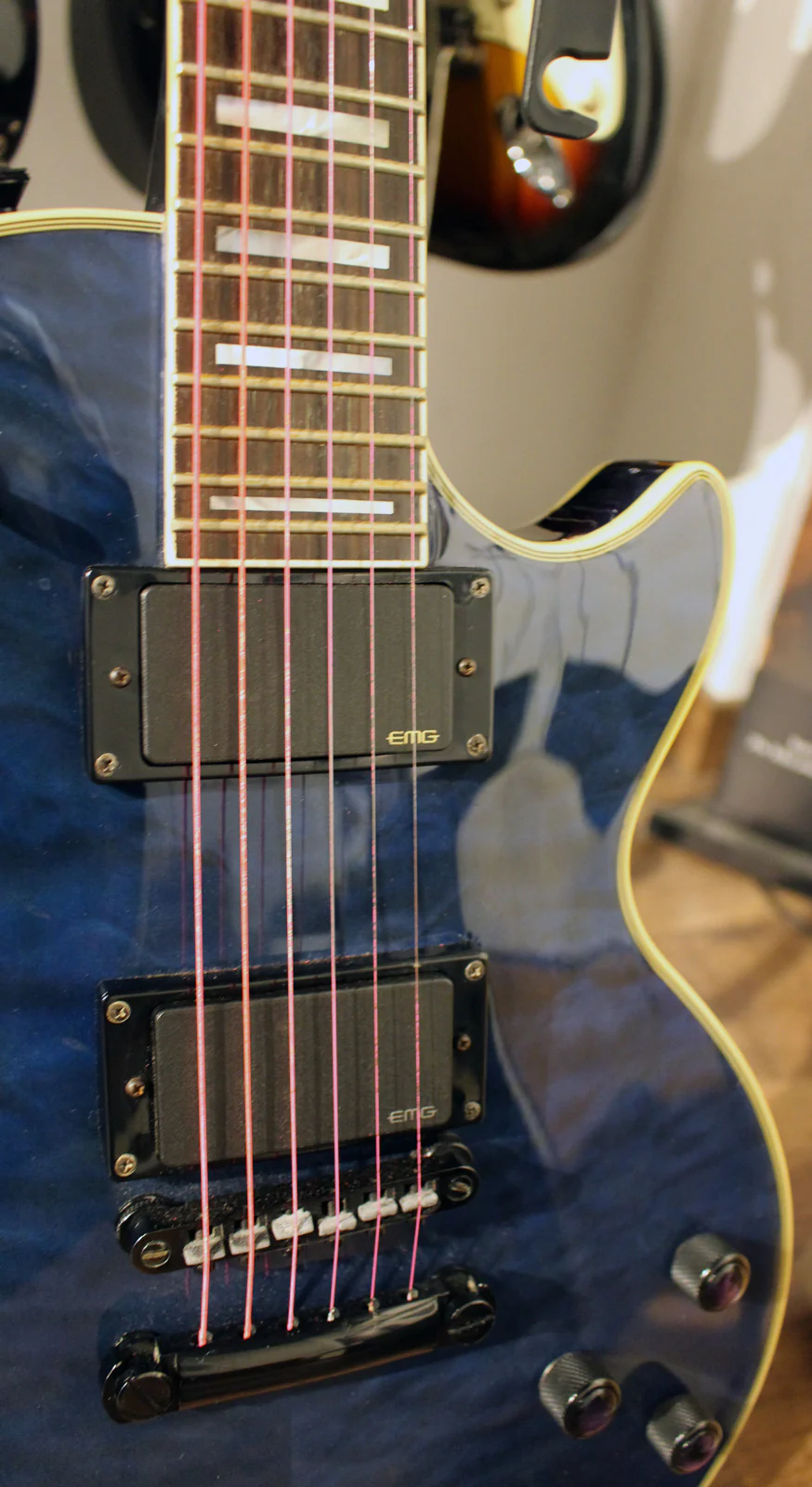 EPIPHONE LES PAUL PROPHECY EX MS GUITARRA ELECTRICA MIDNIGHT SAPPHIRE. SEGUNDA MANO - Image 2