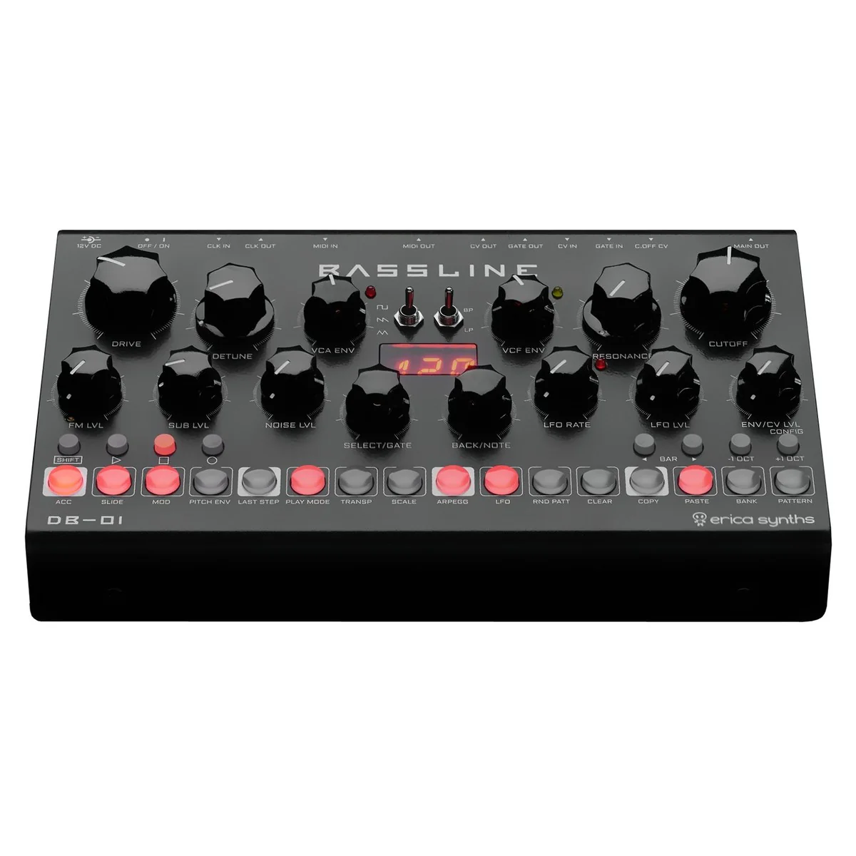 ERICA SYNTHS DB01 BASSLINE MODULE DB01 SINTETIZADOR - Image 3