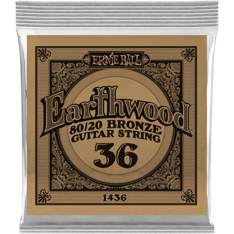ERNIE BALL 1436 EARTHWOOD BRONCE 036 CUERDA GUITARRA ACUSTICA