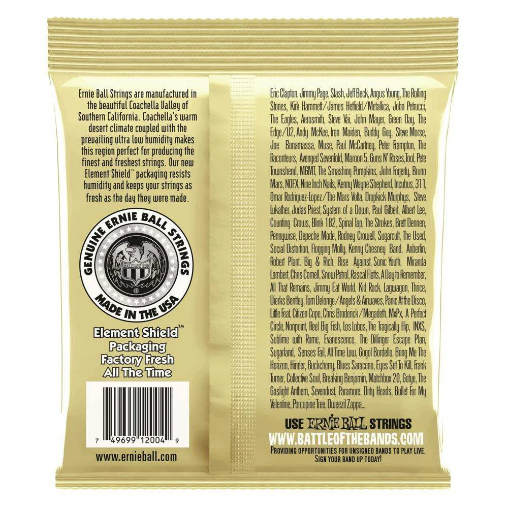 ERNIE BALL 2004 LHT EARTHWOOD BRONZE JUEGO CUERDAS ACUSTICA 011-052 - Image 2