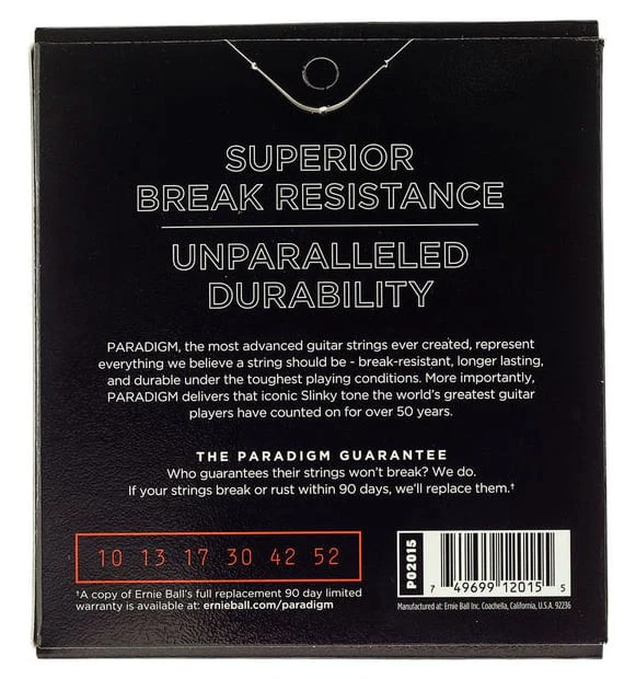ERNIE BALL 2015 PARADIGM SLINKY JUEGO CUERDAS GUITARRA ELECTRICA 010-052 - Image 2
