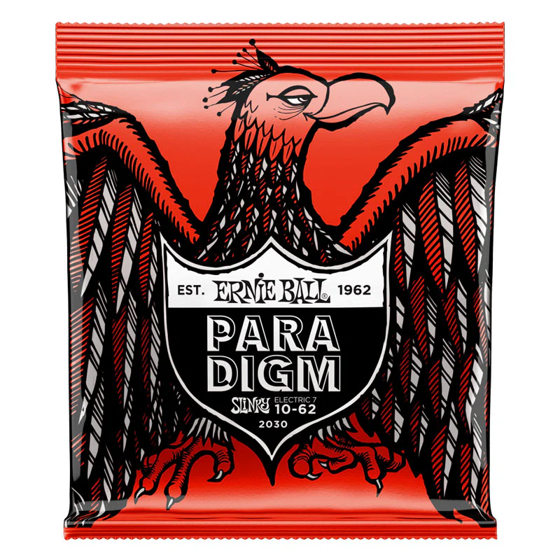 ERNIE BALL 2030 PARADIGM STHB SLINKY JUEGO 7 CUERDAS GUITARRA ELECTRICA 010-062