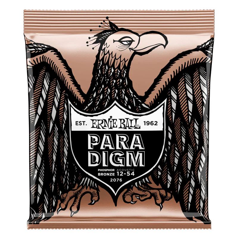 ERNIE BALL 2076 PARADIGM MED LIGHT PHOSPHOR BRONZE JUEGO CUERDAS GUITARRA ACUSTICA 012-054