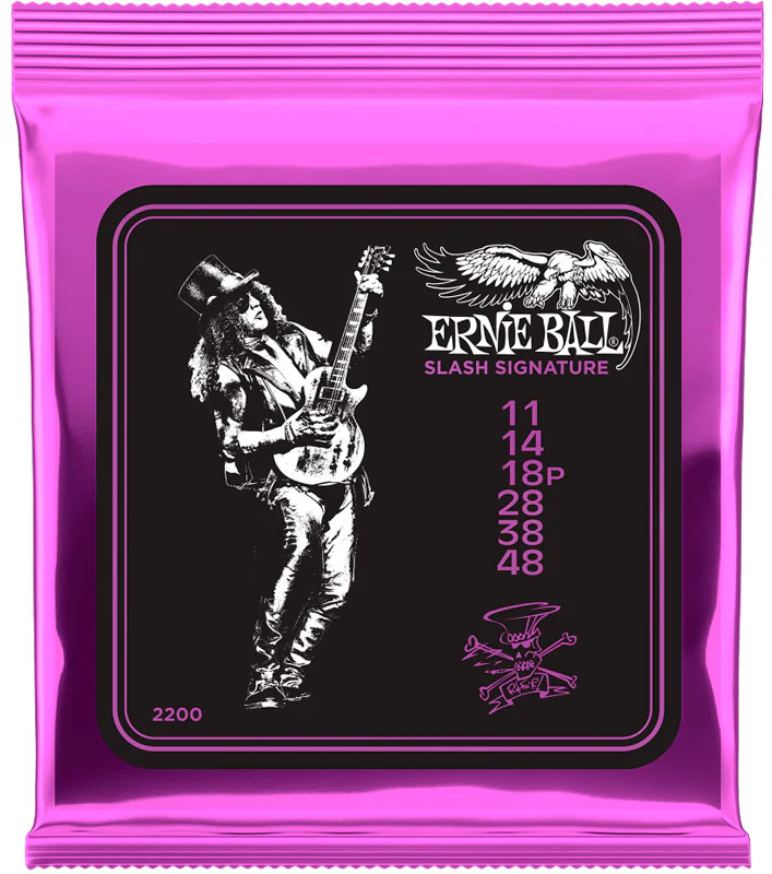 ERNIE BALL 2200 SLASH SIGNATURE JUEGO CUERDAS GUITARRA ELECTRICA 11-48