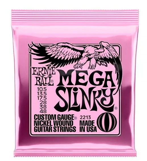 ERNIE BALL 2213 MEGA SLINKY JUEGO CUERDAS GUITARRA ELECTRICA 0105-048