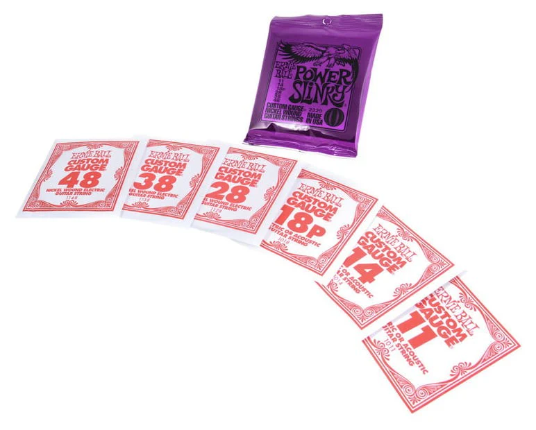 ERNIE BALL 2220 POWER SLINKY VIOLETA JUEGO CUERDAS ELECTRICA 011-048 - Image 3