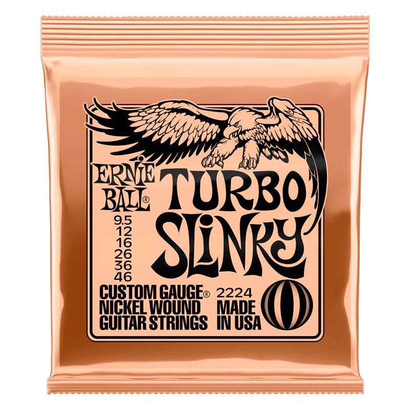 ERNIE BALL 2224 TURBO SLINKY JUEGO CUERDAS ELECTRICA 095-046