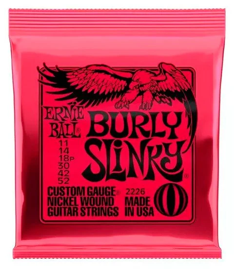 ERNIE BALL 2226 BURLY SLINKY JUEGO CUERDAS GUITARRA ELECTRICA 011-052