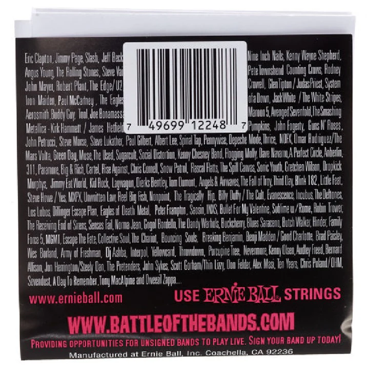 ERNIE BALL 2248 STAINLESS STEEL SUPER SLINKY JUEGO CUERDAS ELECTRICA 009-042 - Image 2