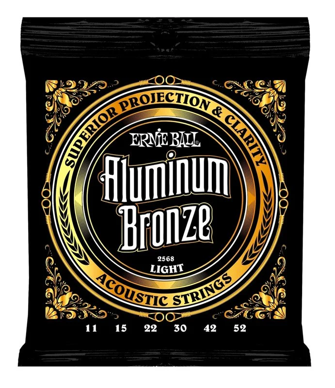 ERNIE BALL 2568 ALUMINUM BRONZE JUEGO CUERDAS GUITARRA ACUSTICA 011-052