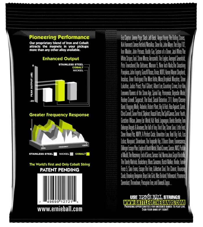 ERNIE BALL 2721 COBALT JUEGO CUERDAS GUITARRA ELECTRICA 010-046 - Image 2