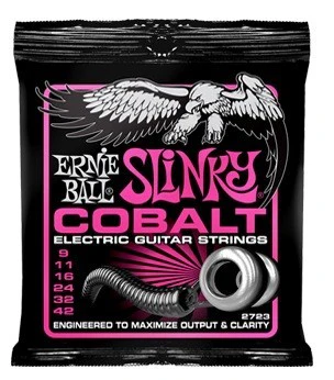 ERNIE BALL 2723 SLINKY COBALT JUEGO CUERDAS GUITARRA ELECTRICA 009-042