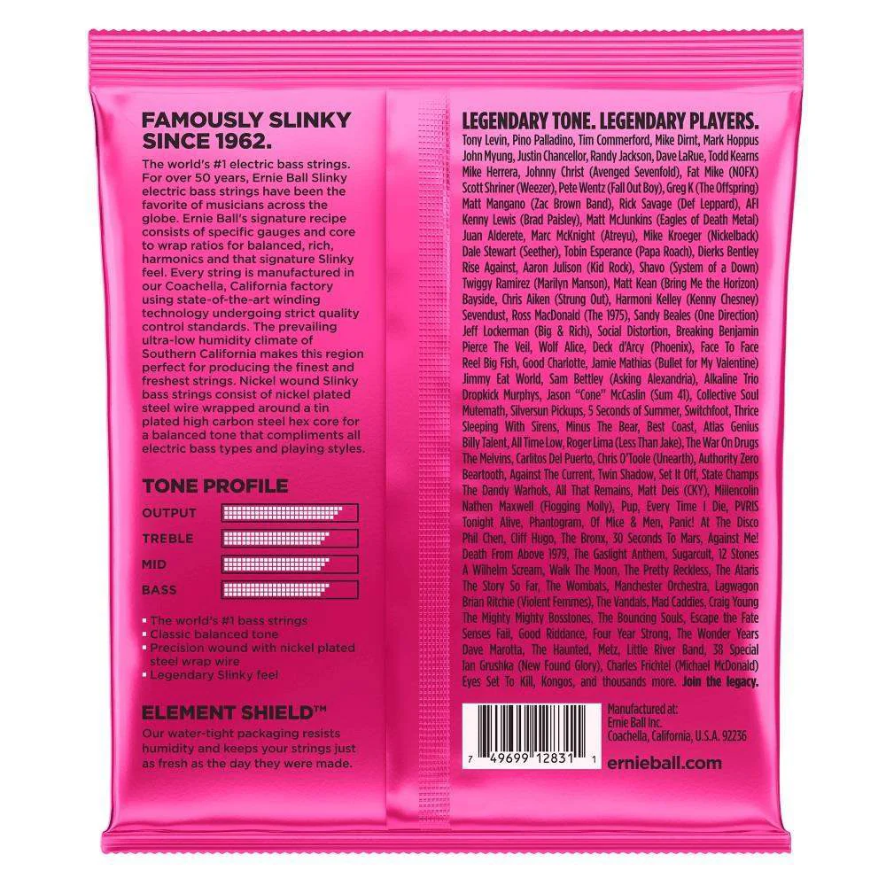 ERNIE BALL 2824 SLINKY ROUND JUEGO 5 CUERDAS BAJO 040-125 - Image 2