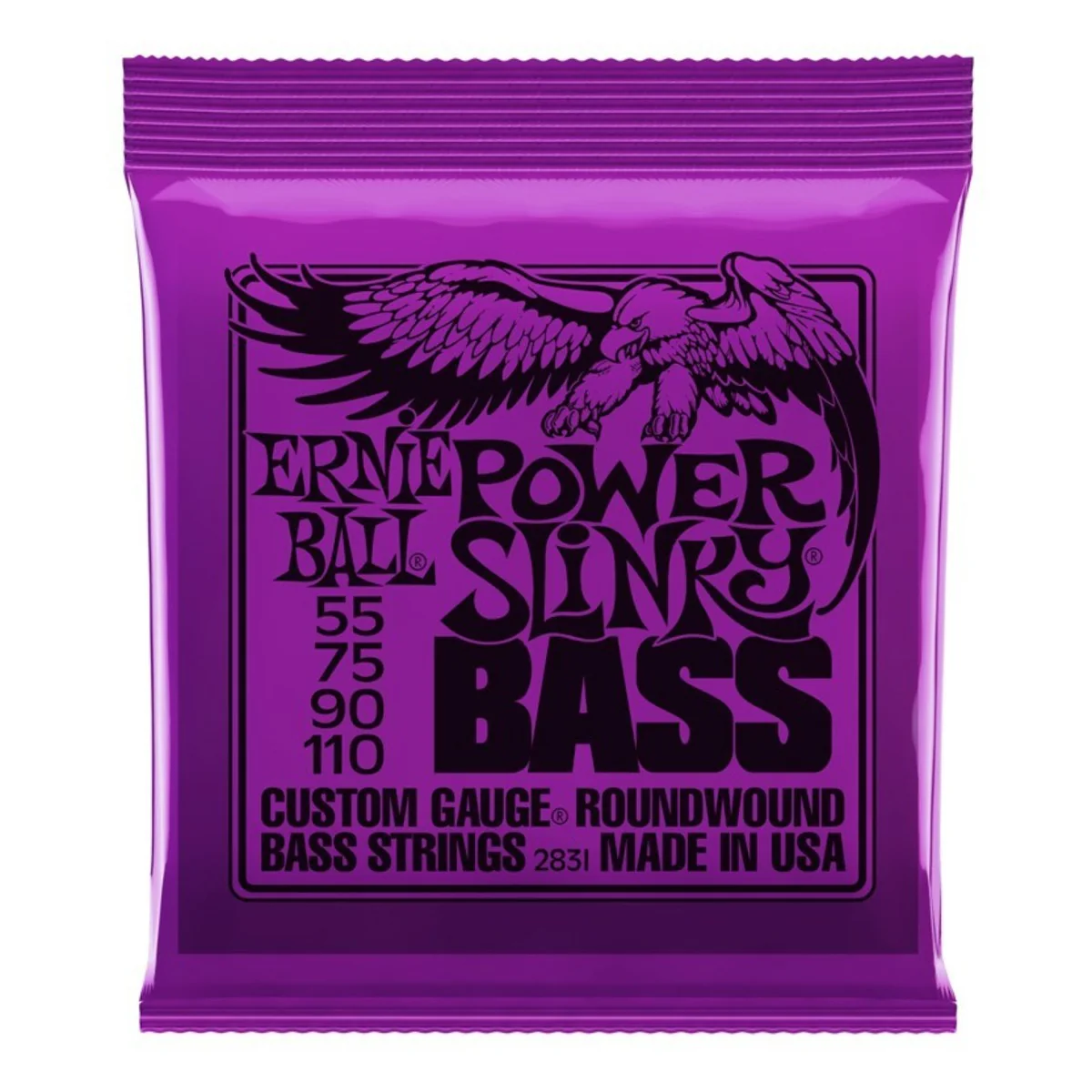 ERNIE BALL 2831 SLINKY POWER JUEGO CUERDAS BAJO 055-110