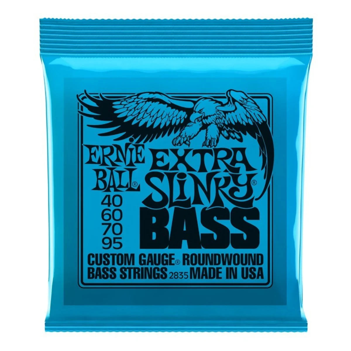 ERNIE BALL 2835 ENTORCHADAS SLINKY JUEGO CUERDAS BAJO 040-095