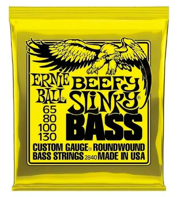 ERNIE BALL 2840 BEEFY SLINKY JUEGO CUERDAS BAJO 065-130