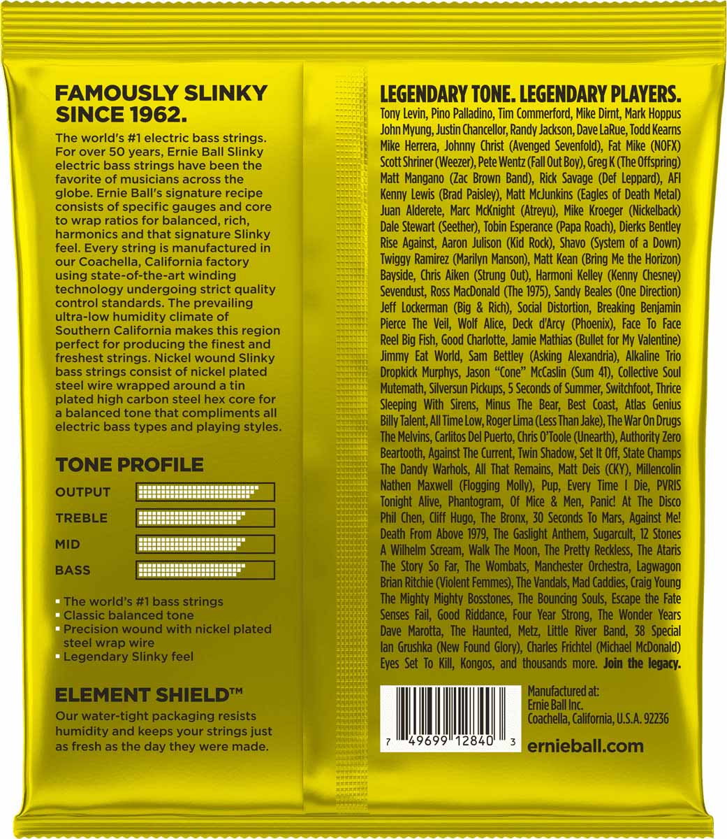 ERNIE BALL 2840 BEEFY SLINKY JUEGO CUERDAS BAJO 065-130 - Image 2