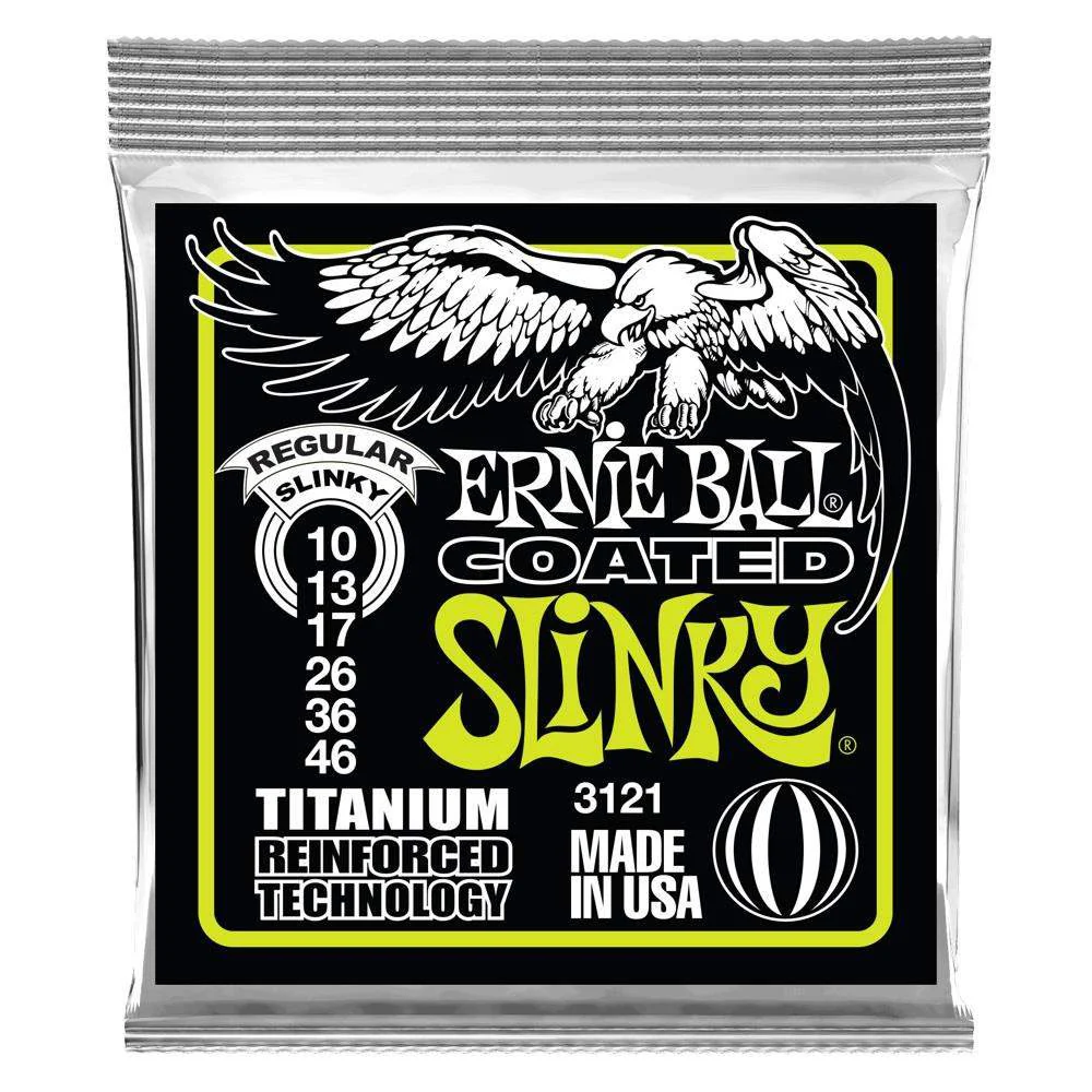 ERNIE BALL 3121 REGULAR TITANIUM JUEGO CUERDAS GUITARRA ELECTRICA 010-046