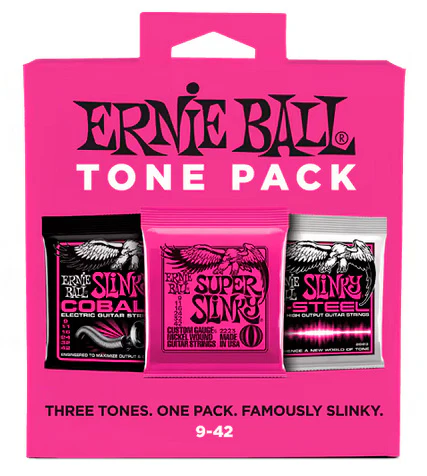 ERNIE BALL 3333 SLINKY SUPER TONE PACK 3 JUEGOS CUERDAS GUITARRA ELECTRICA 009-042