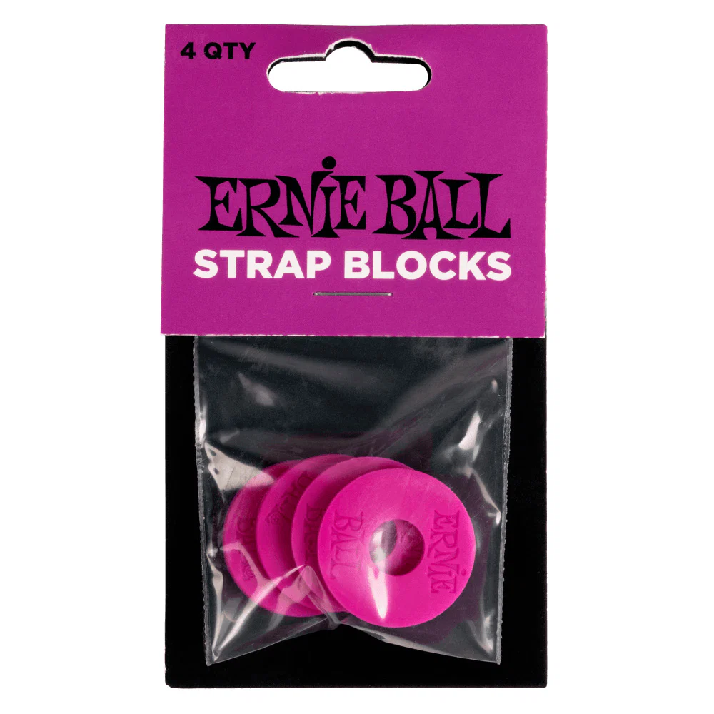 ERNIE BALL 5618 STRAP BLOCK 4 ENGANCHES CORREA PURPURA