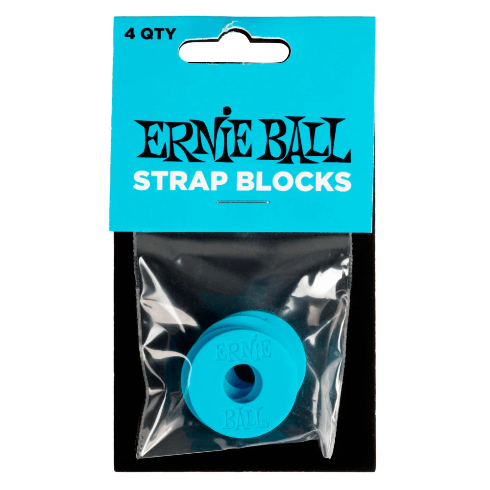 ERNIE BALL 5619 STRAP BLOCK 4 ENGANCHES CORREA AZUL