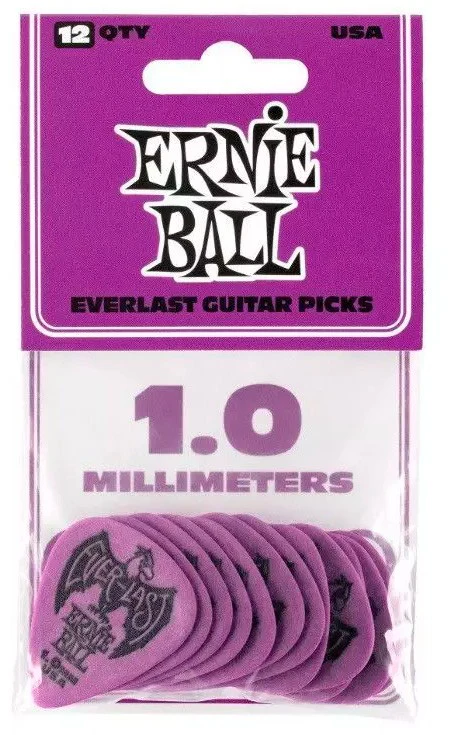 ERNIE BALL 9193 EVERLAST BOLSA DE 12 PUAS 1MM PURPURA - Image 2