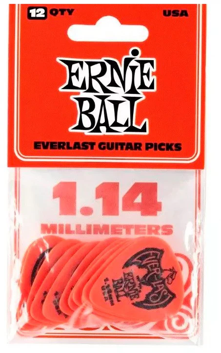 ERNIE BALL 9194 EVERLAST BOLSA DE 12 PUAS 1.14MM ROJAS - Image 2