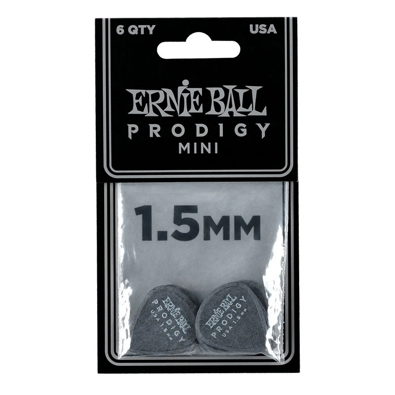 ERNIE BALL 9200 BOLSA DE 6 PUAS MINI PRODIGY 1.5MM NEGRAS - Image 2