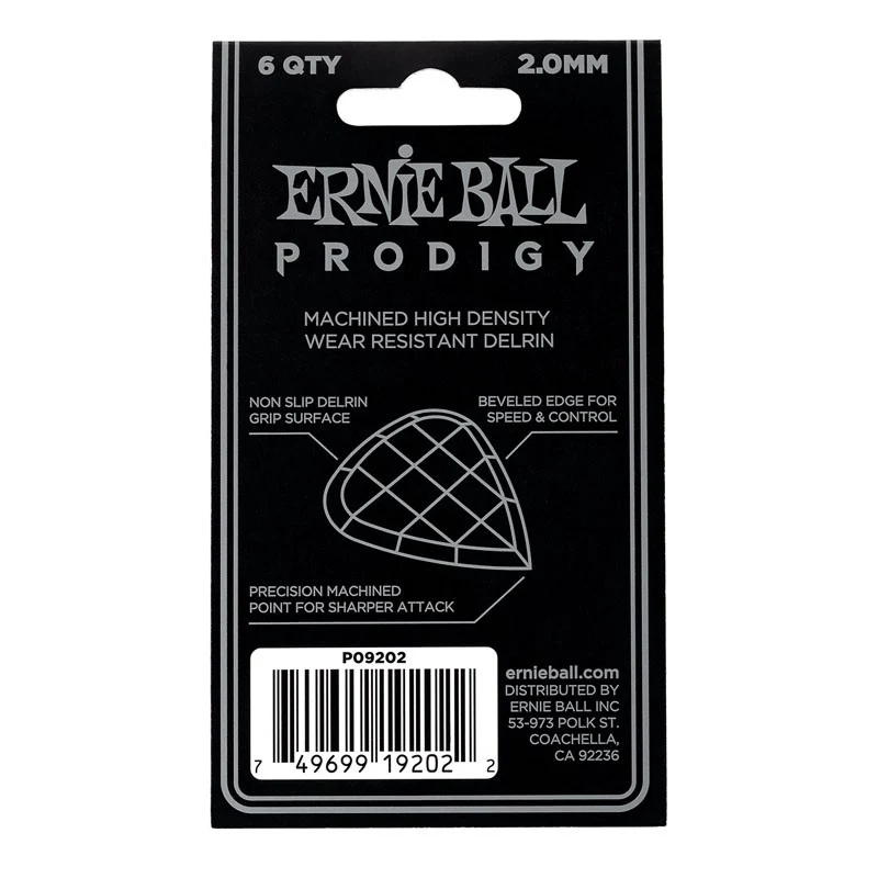 ERNIE BALL 9202 BOLSA DE 6 PUAS PRODIGY 2MM BLANCAS - Image 3