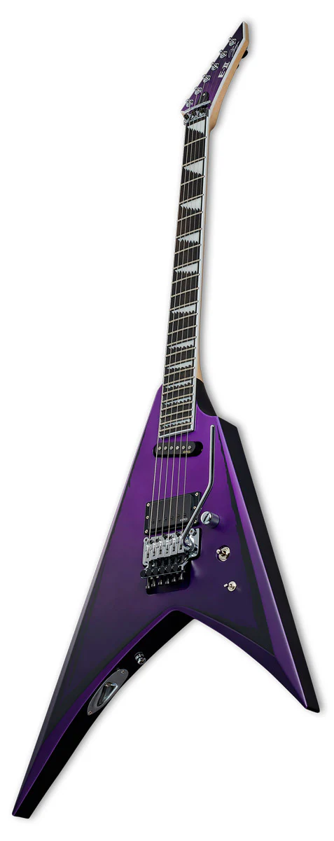 ESP E-II ALEXI RIPPED PFS GUITARRA ELECTRICA PURPLE FADE SATIN - Image 2