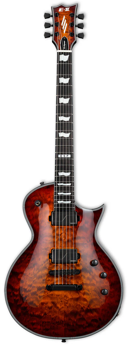 ESP E-II ECLIPSE TES GUITARRA ELECTRICA TIGER EYE SUNBURST