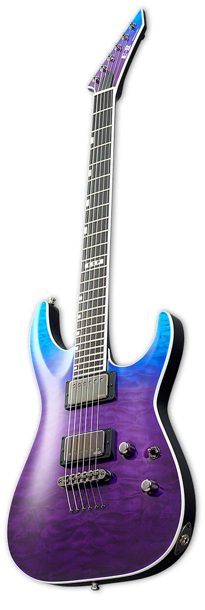 ESP E-II HORIZON NTII BPF GUITARRA ELECTRICA BLUE PURPLE FADE - Image 2
