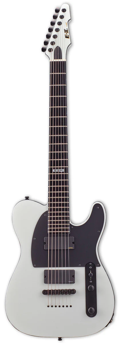 ESP E-II T-B7 BARITONE SW GUITARRA ELECTRICA 7 CUERDAS SNOW WHITE