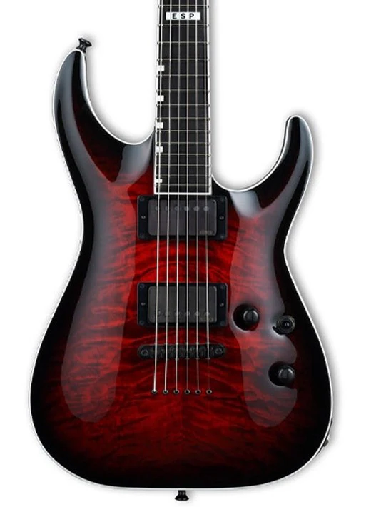 ESP EII HORIZON NT II STBCSB GUITARRA ELECTRICA SEE THRU BLACK CHERRY SUNBURST - Image 4