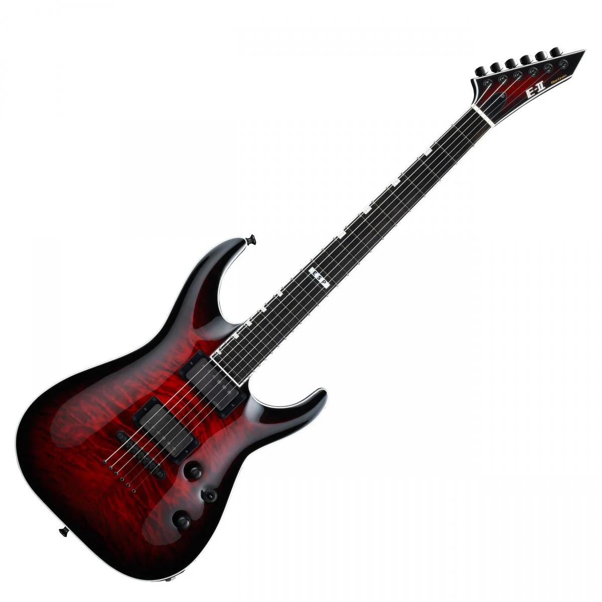ESP EII HORIZON NT II STBCSB GUITARRA ELECTRICA SEE THRU BLACK CHERRY SUNBURST - Image 5