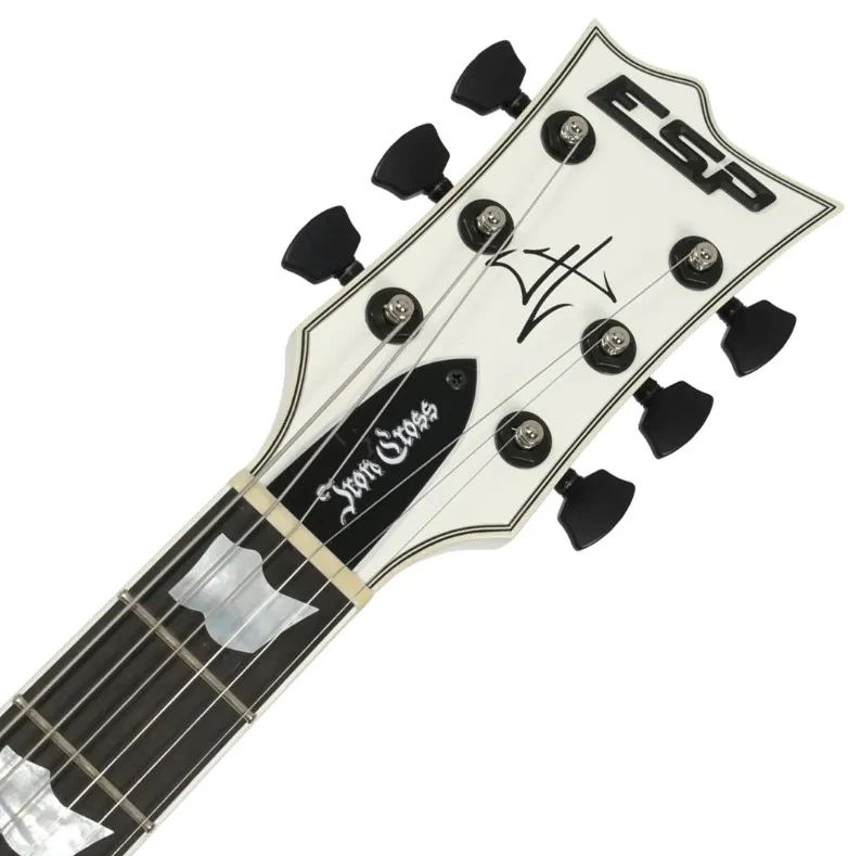 ESP IRON CROSS SW JAMES HETFIELD GUITARRA ELECTRICA SNOW WHITE - Image 14
