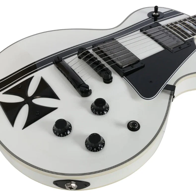 ESP IRON CROSS SW JAMES HETFIELD GUITARRA ELECTRICA SNOW WHITE - Image 6