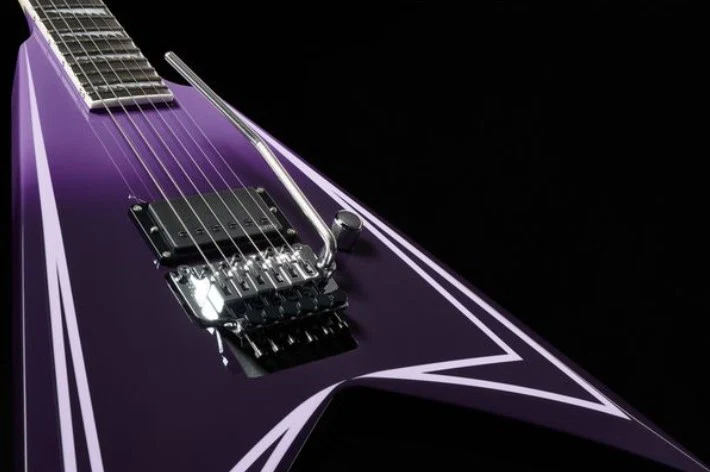 ESP LTD ALEXI HEXED GUITARRA ELECTRICA PURPLE FADE WITH PIN STRIPES - Image 10