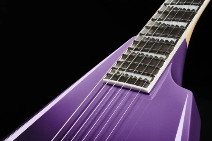 ESP LTD ALEXI HEXED GUITARRA ELECTRICA PURPLE FADE WITH PIN STRIPES - Image 11