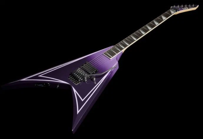 ESP LTD ALEXI HEXED GUITARRA ELECTRICA PURPLE FADE WITH PIN STRIPES - Image 13