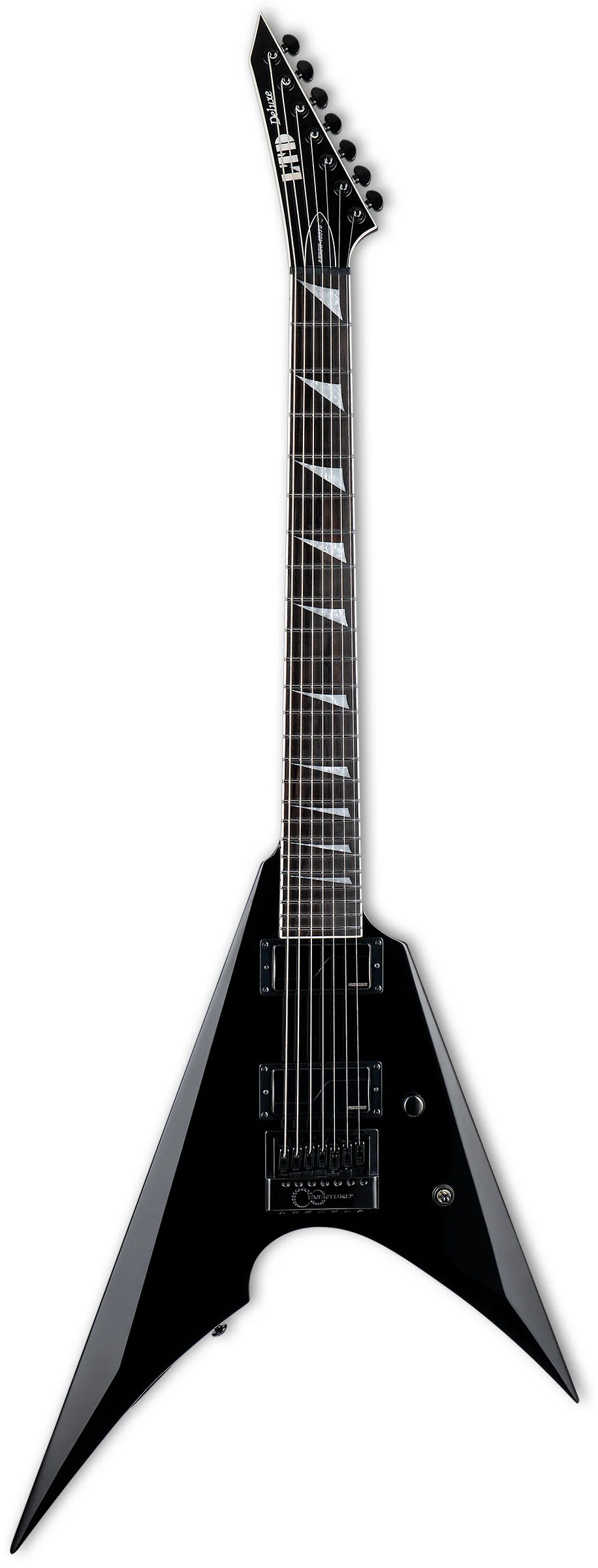 ESP LTD ARROW-1007 BLK BARITONE EVERTUNE GUITARRA ELECTRICA 7 CUERDAS NEGRA