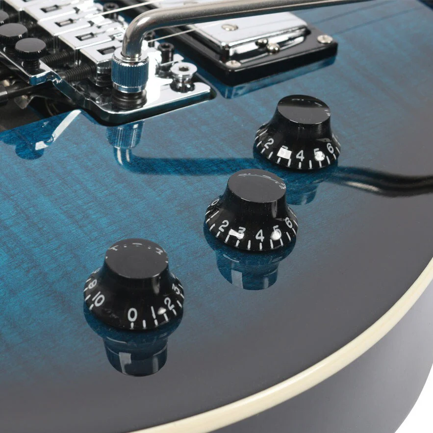 ESP LTD AS1FR BAS ALEX SKOLNICK GUITARRA ELECTRICA BLACK AQUA SUNBURST. - Image 10