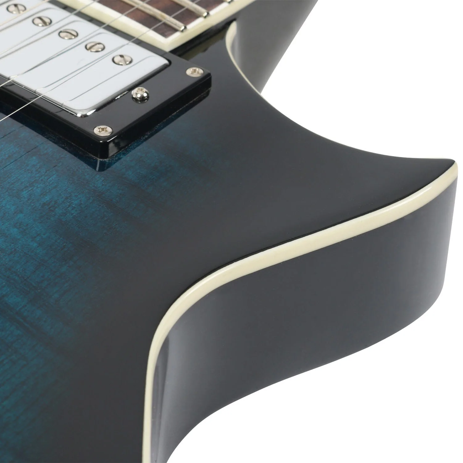ESP LTD AS1FR BAS ALEX SKOLNICK GUITARRA ELECTRICA BLACK AQUA SUNBURST. - Image 14
